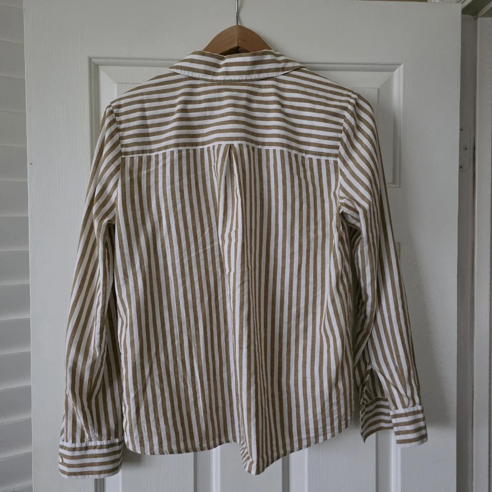 Sezane Tomboy Striped Shirt 36 NWT - Picture 7 of 7